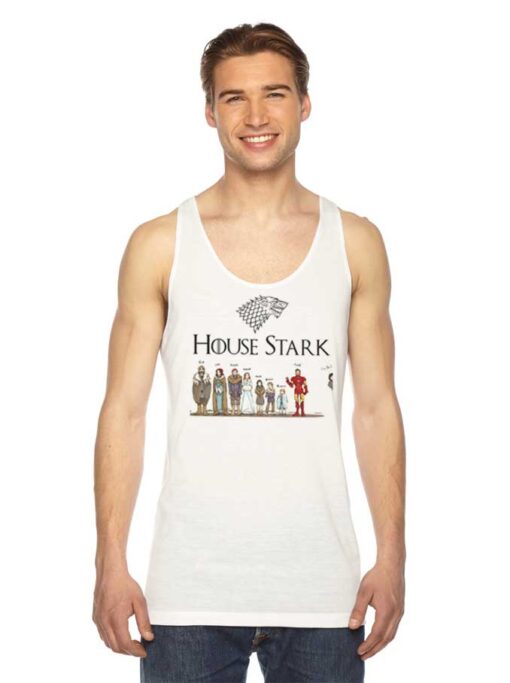 House Stark Iron Man Game Of Throne Tank Top