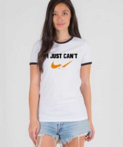 I Just Can't Nike Broken Checklist Ringer Tee