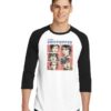 I Was Britpopped Cartoon Style Raglan Tee