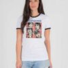 I Was Britpopped Cartoon Style Ringer Tee