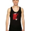 Japanese Demon Art Face Oni Tank Top