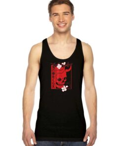 Japanese Demon Art Face Oni Tank Top