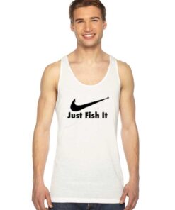 Just Fish It Nike Hook Inspired Tank Top
