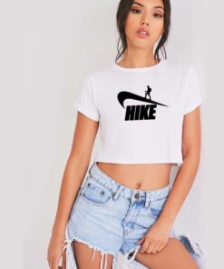 Just Hike It Nike Hiker Inspired Crop Top Shirt