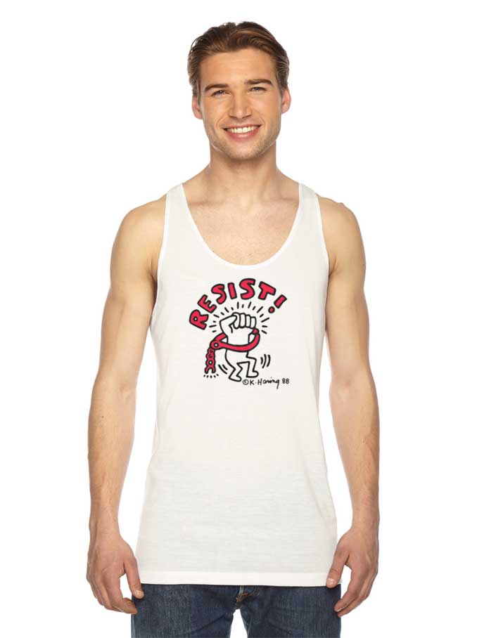 Keith Haring Resist Hand Chain Tank Top