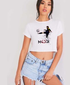 Leo Messi Barcelona Last Moment Crop Top Shirt