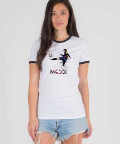 Leo Messi Barcelona Last Moment Ringer Tee