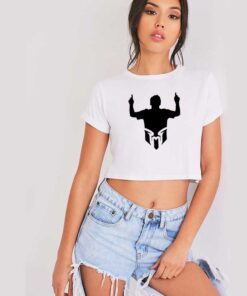 Lionel Messi Goal Celebration Shadow Crop Top Shirt