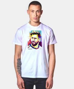 Lionel Messi WPAP Painting T Shirt