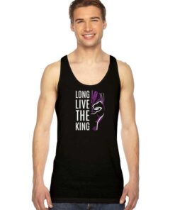 Long Live The King Black Panther Tank Top