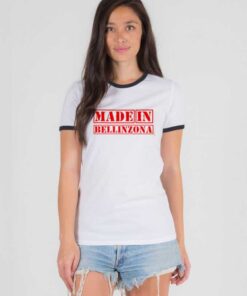 Made in Bellinzona Switzerland Nation Ringer Tee