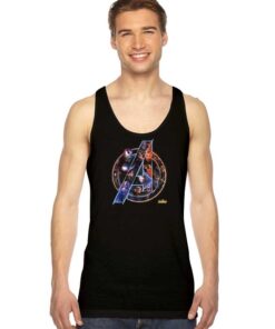 Marvel Avengers Infinity War Neon Logo Tank Top