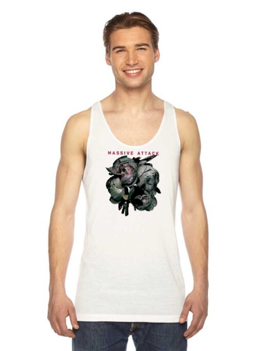 Massive Attack Collected Black Rose Tank Top