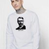Max Weber Influence Black And White Sweatshirt