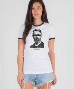 Max Weber Influence Black And White Ringer Tee