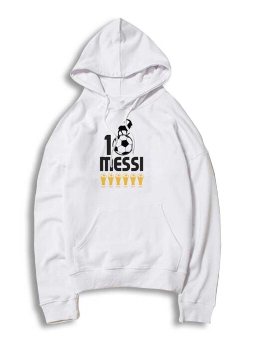 Messi 10 GOAT Six Ballon d'Or Hoodie