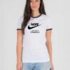 Nike Nope Just Do It Tommorow Logo Ringer Tee