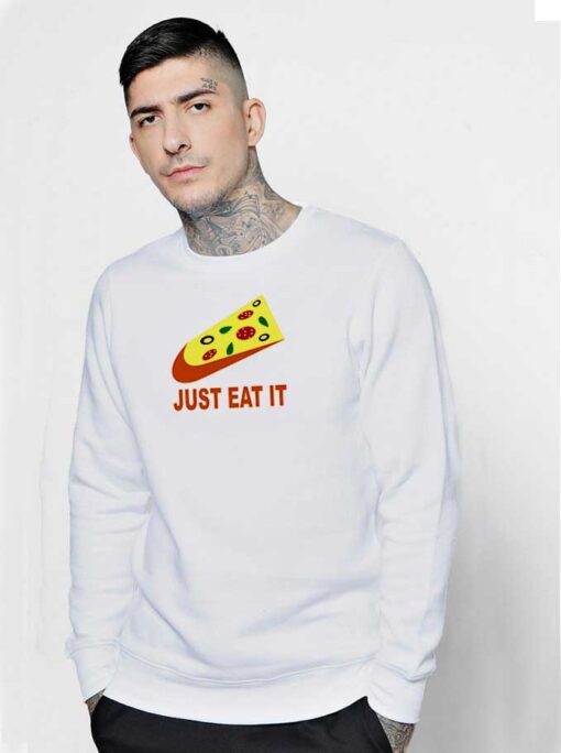 Nike Pizza Just Eat It Fast Food Sweatshirt