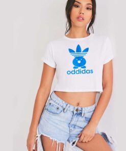 Oddidas Pokemon Adidas Mashup Crop Top Shirt