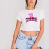 Peppa Pig Family X Thrasher Logo Crop Top Shirt