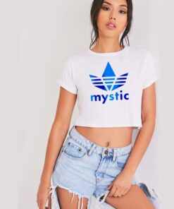 Pokemon Mystic Team Adidas Logo Crop Top Shirt