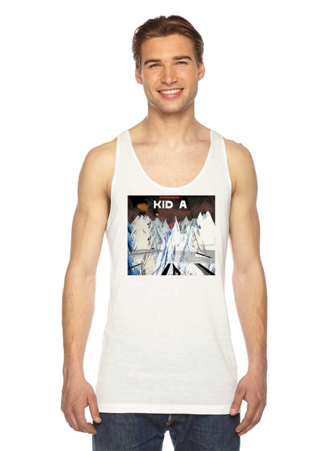 Radiohead Kid A Band Ice Mountain Tank Top