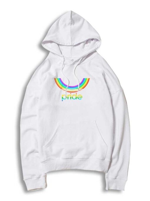 Rainbow Gay Pride Adidas Parody Hoodie