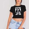 Rolling Stone The Black Panther Revolution RIP Crop Top Shirt
