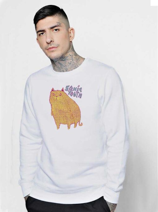 Sonic Youth Dotted Cat Vintage Sweatshirt