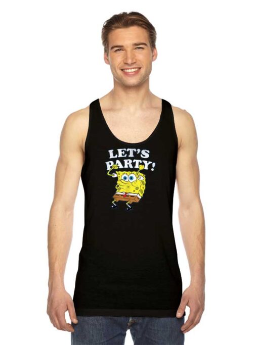 Spongebob Squarepants Lets Party Woohoo Tank Top