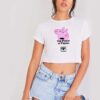 The Power Of Peppa Pig Head Crop Top Shirt