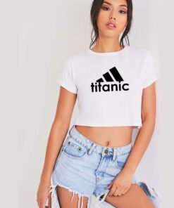 Titanic Classic Adidas Parody Crop Top Shirt