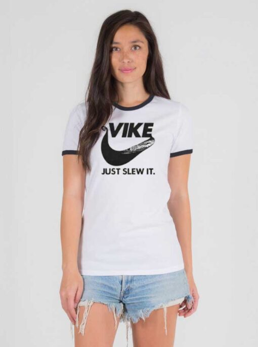 Vike Just Slew It Nike Viking Ringer Tee