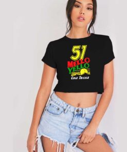 51 Mello Yello Cole Trickle Sunset Crop Top Shirt