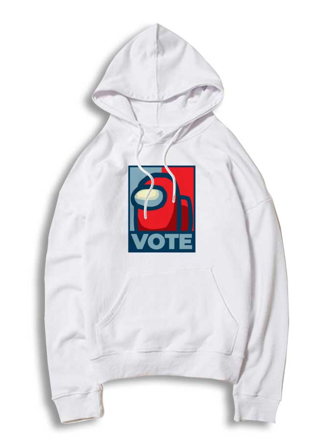 Among Us Election Vote Red For Impostor Hoodie