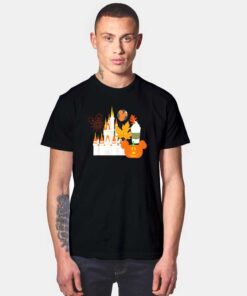 Autumn Kingdom Disney Castle Halloween T Shirt