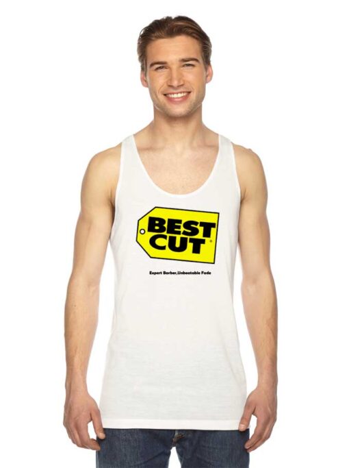 Best Cut Expert Barber Price Tag Tank Top