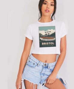 Bristol Motor Speedway Jet Nascar Crop Top Shirt