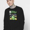 Cthulhu Likes Halloween Black Magic Book Sweatshirt