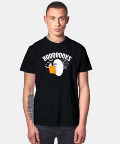 Ghost Reading Halloween Booooks T Shirt