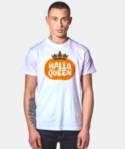 Halloqueen Crown Orange Pumpkin T Shirt