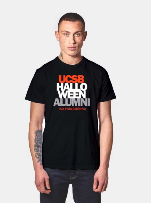 Halloween Alumni Isla Vista California T Shirt