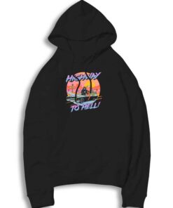 Halloween Car Highway To Hell Hoodie