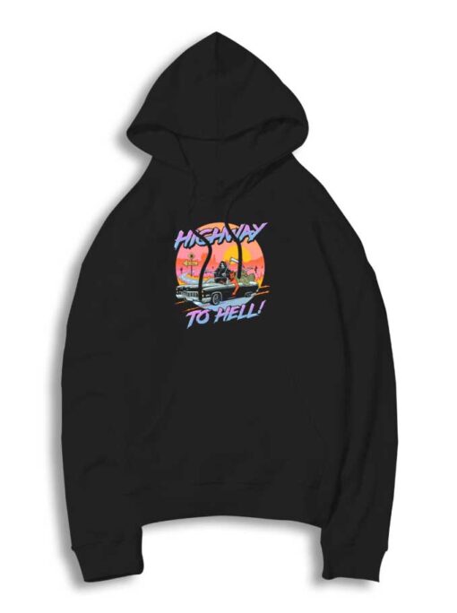 Halloween Car Highway To Hell Hoodie
