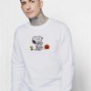 Halloween Mummy Snoopy Sleep Walking Sweatshirt