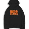 Halloween October Boo Bitches Pumpkin Hoodie