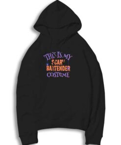 Halloween This Is My Scary Bartender Costume Hoodie