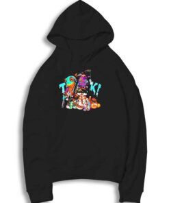 Halloween Trick Spooky Mask Anime Girl Hoodie