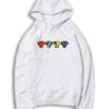 Harry Potter Hogwarts House Heart Pixelated Hoodie