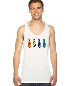 Harry Potter House Colors Ties Hogwarts Tank Top